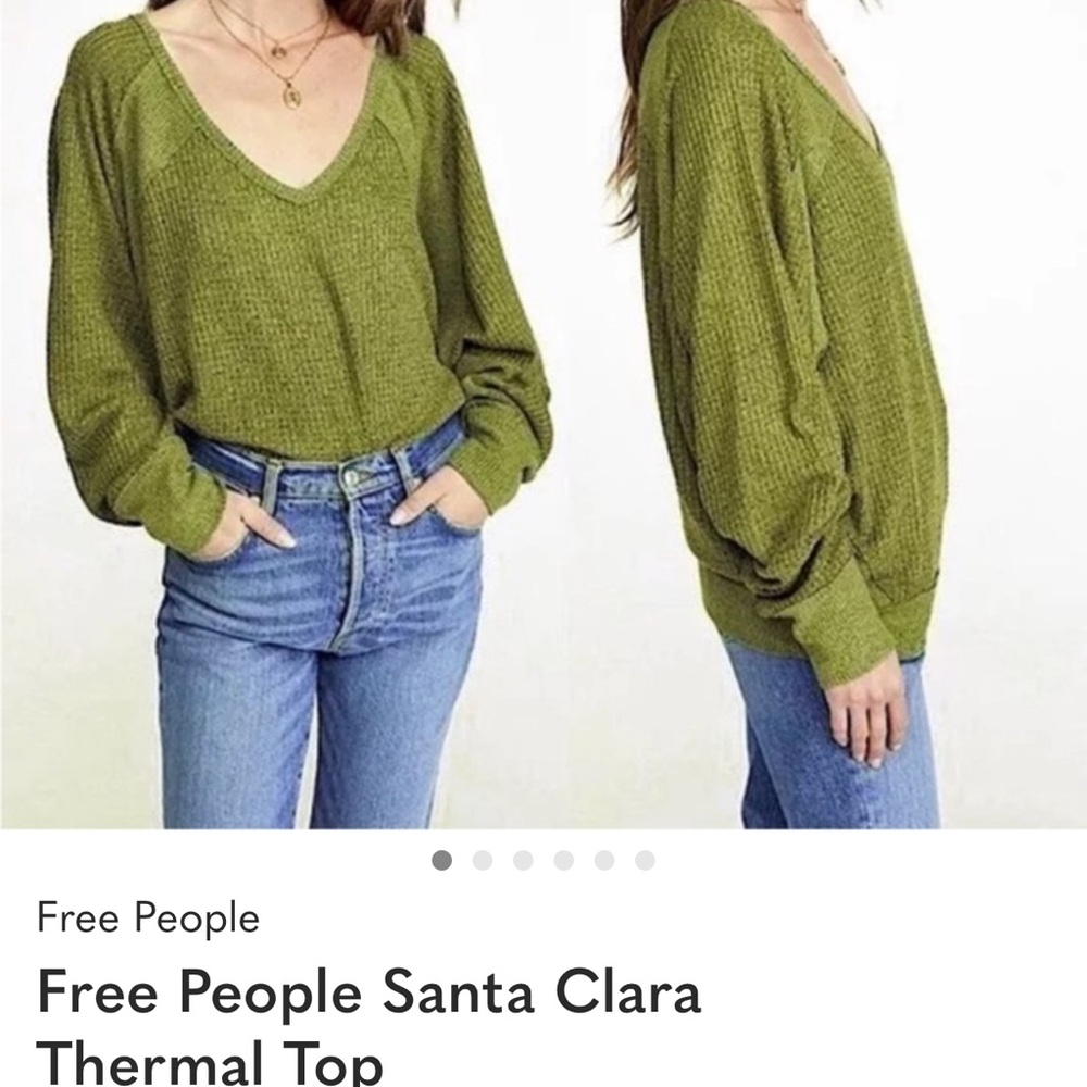 Free People Santa Clara Thermal Top